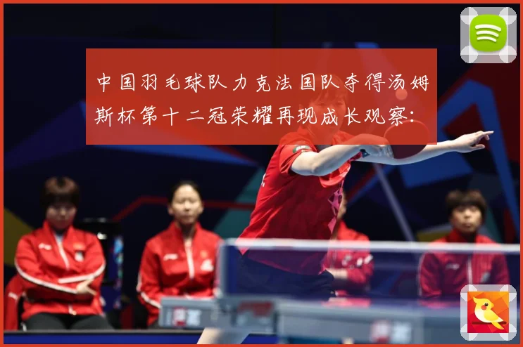中国羽毛球队力克法国队夺得汤姆斯杯第十二冠荣耀再现成长观察：最新赛事动态与深度分析
